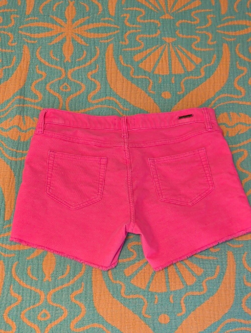 Carve Designs Dogtown Pink Cutoff Shorts - Picture 3 of 4